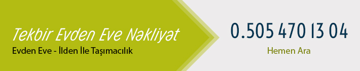 Tekbir Evden Eve Nakliyat